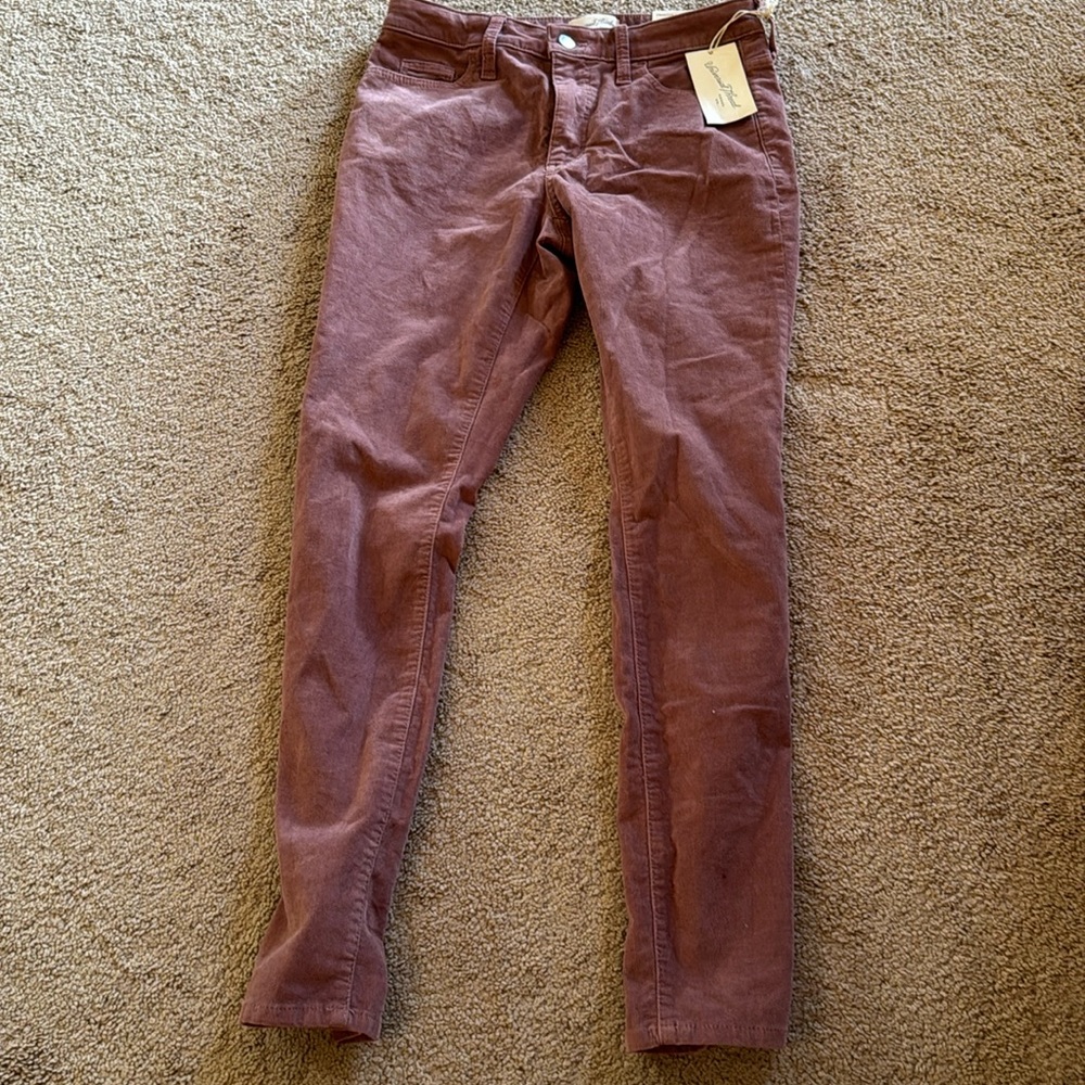 Purple Corduroy Pants